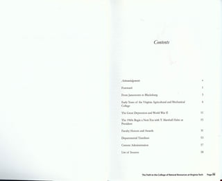 From jamestown to blacksburg