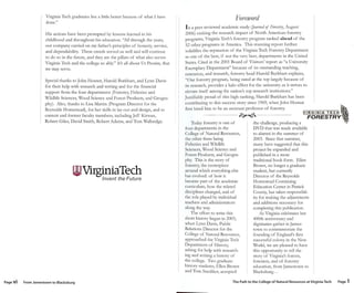 From jamestown to blacksburg