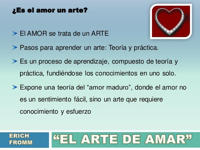 De Que Trata El Arte De Amar De Erich Fromm