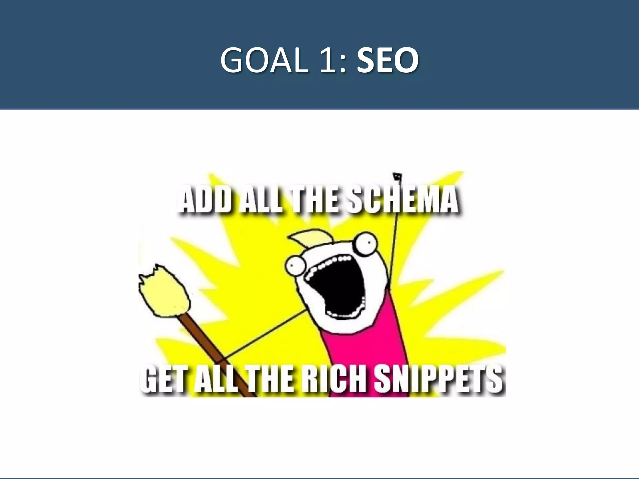 GOAL 1: SEO 