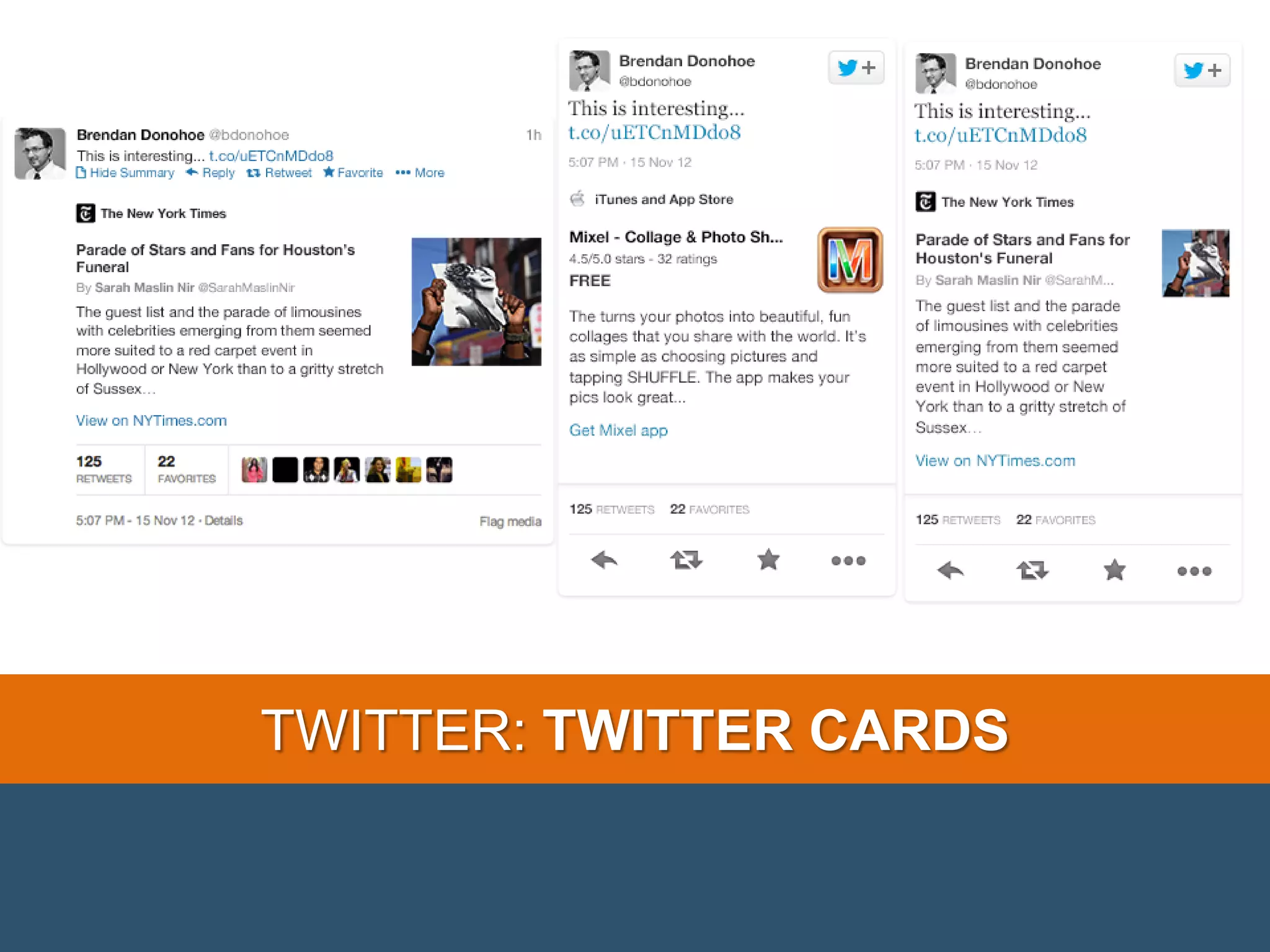 TWITTER: TWITTER CARDS 