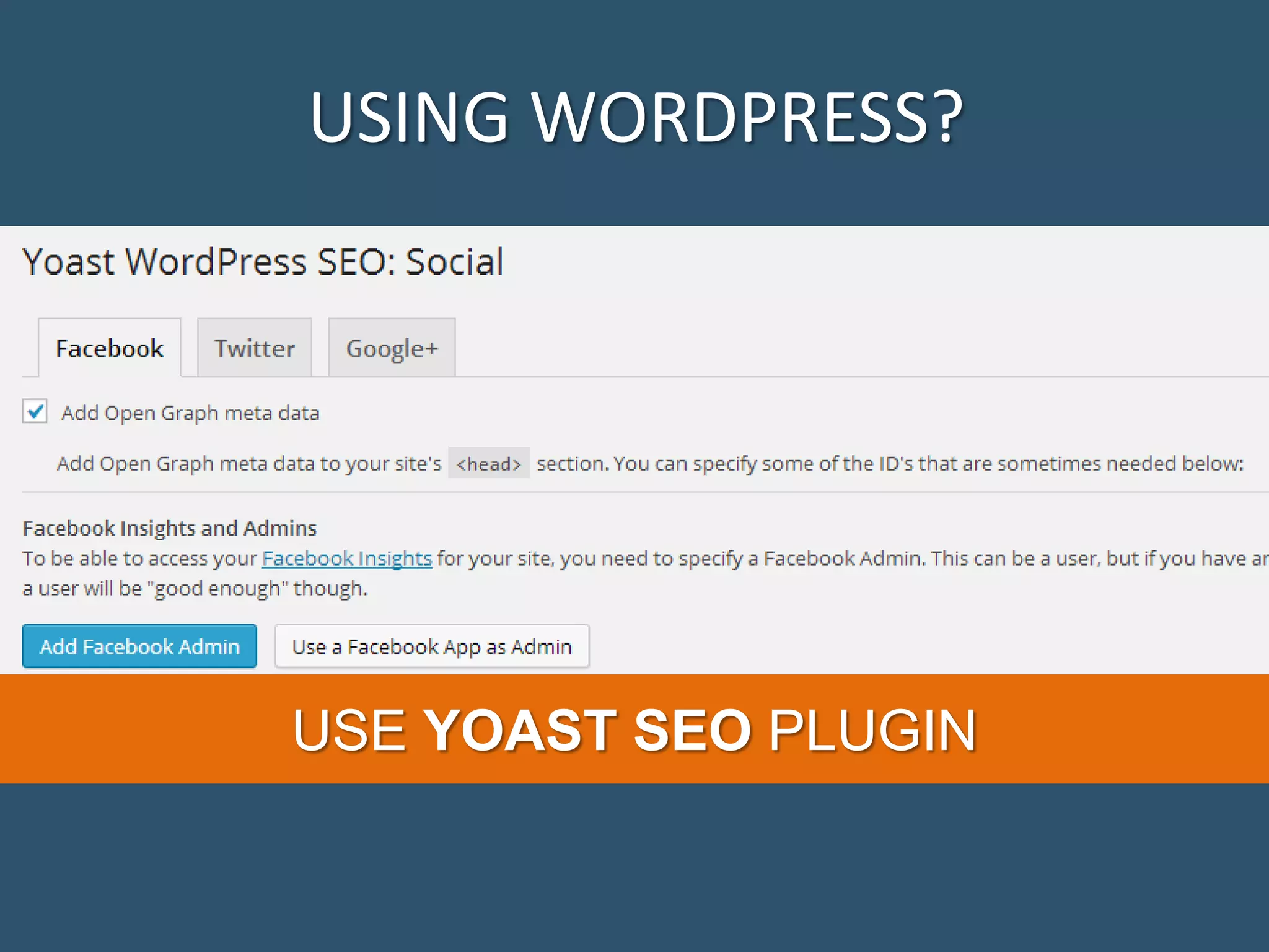 USE YOAST SEO PLUGIN USING WORDPRESS? 
