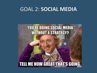 GOAL 2: SOCIAL MEDIA
 