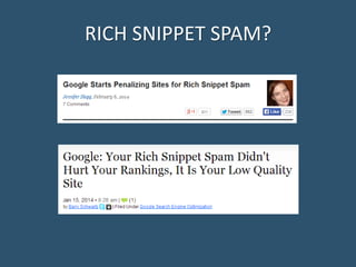 RICH SNIPPET SPAM?
 