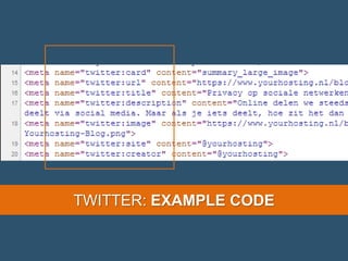 TWITTER: EXAMPLE CODE
 