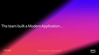 © 2018, Amazon Web Services, Inc. or its affiliates. All rights reserved.
 