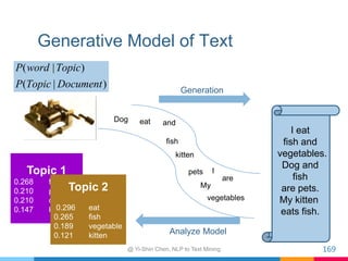 From NLP to text mining 