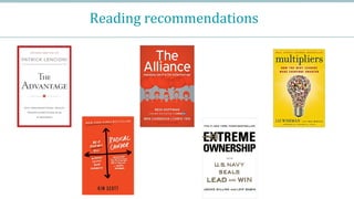 Reading recommendations
 