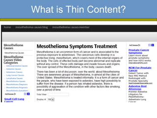 What is Thin Content?
 