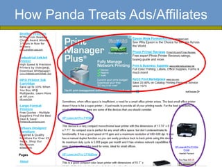 How Panda Treats Ads/Affiliates
 