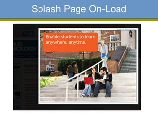 Splash Page On-Load
 