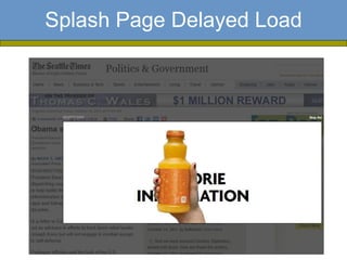 Splash Page Delayed Load
 