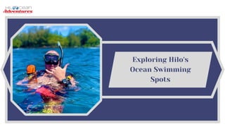 Exploring Hilo's
Ocean Swimming
Spots
 