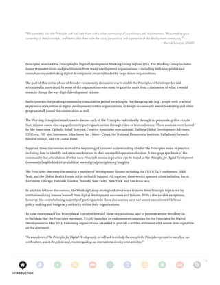 Implementing the Principles for Digital Development | PDF