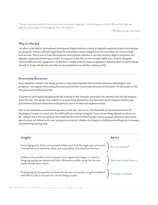 Implementing the Principles for Digital Development | PDF
