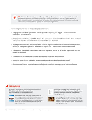 Implementing the Principles for Digital Development | PDF