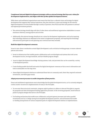 Implementing the Principles for Digital Development | PDF