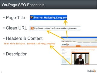 11On-Page SEO Essentials Page Title