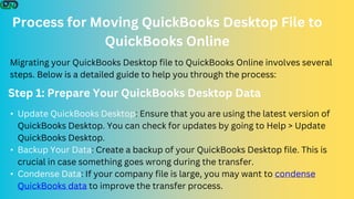 From QuickBooks Desktop to Online- Move QBDT Data | PPTX