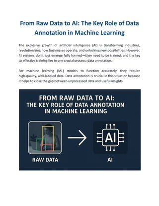 From Raw Data to AI: The Key Role of Data Annotation in Machine ...