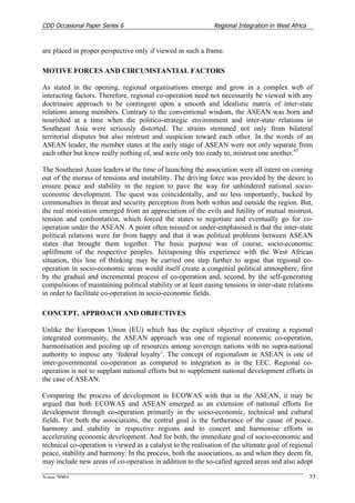 From Regional Security to Regional Integration in West Africa | PDF
