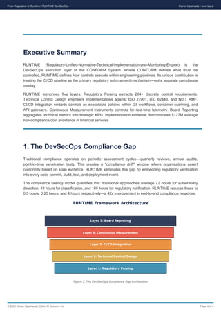 RUNTIME Framework: Integrating CRA, NIS2 & DORA into DevSecOps for ...
