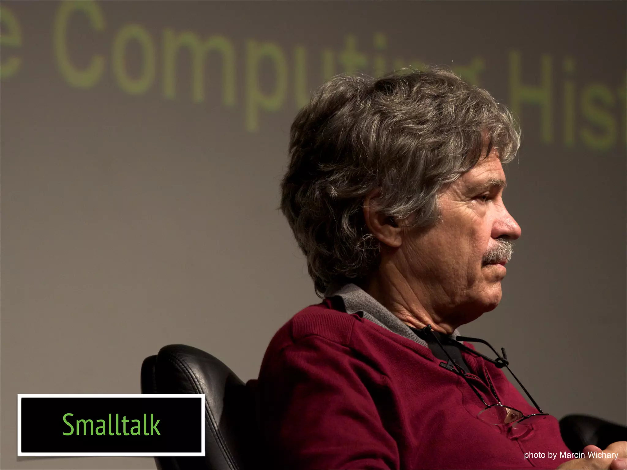 Smalltalk photo by Marcin Wichary 