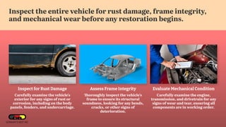 Structural Integrity Rust From Rust to Glory Expert Tips for Restoring Vintage Vehicles | PDF