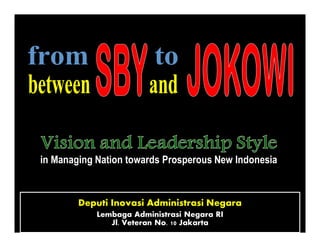 2014
Deputi Inovasi Administrasi Negara
Lembaga Administrasi Negara RI
Jl. Veteran No. 10 Jakarta
 