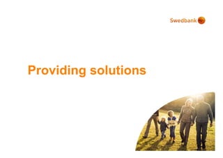 Providing solutions
 