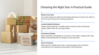 From Small to Extra Large—How to Choose the Perfect Packing Box! | PPTX