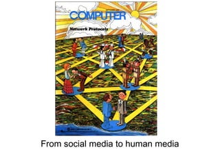 From social media to human media
 
