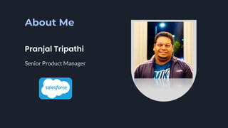 Pranjal Tripathi
Senior Product Manager
About Me
 