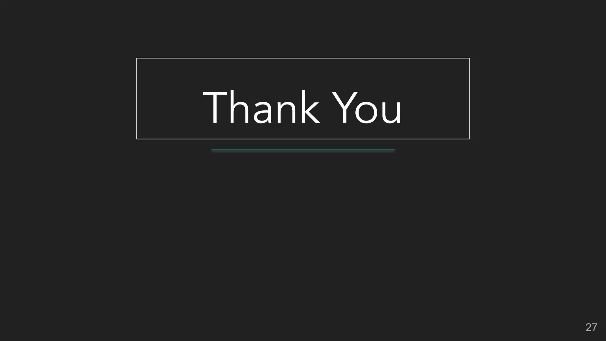 Thank You 27 