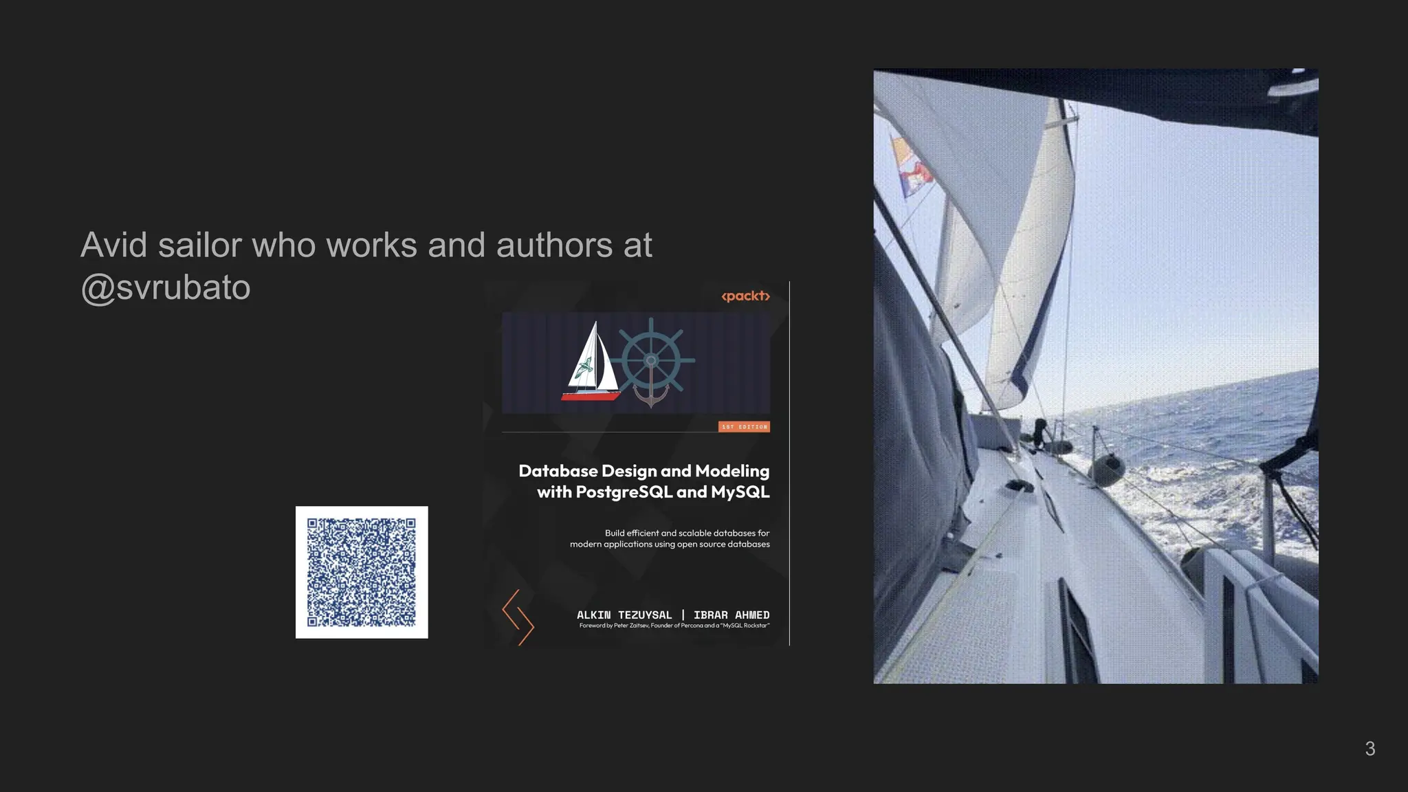 Sailing Trivia Avid sailor who works and authors at @svrubato 3 