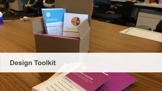 From Startup to Stable
Design Toolkit
 