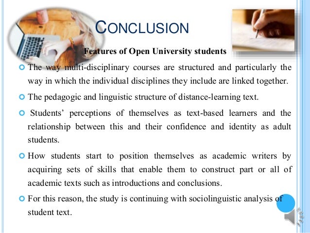 Academic writing course open university