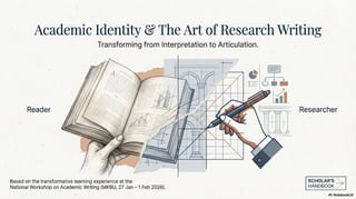 Academic Identity and the Art of Research Writing | PDF
