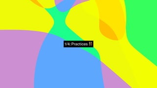 1/4: Practices 👫
 