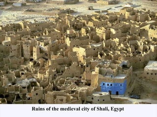 Ruins of the medieval city of Shali, Egypt   