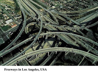 Freeways in Los Angeles, USA   