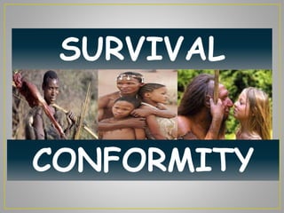 SURVIVAL
CONFORMITY
 