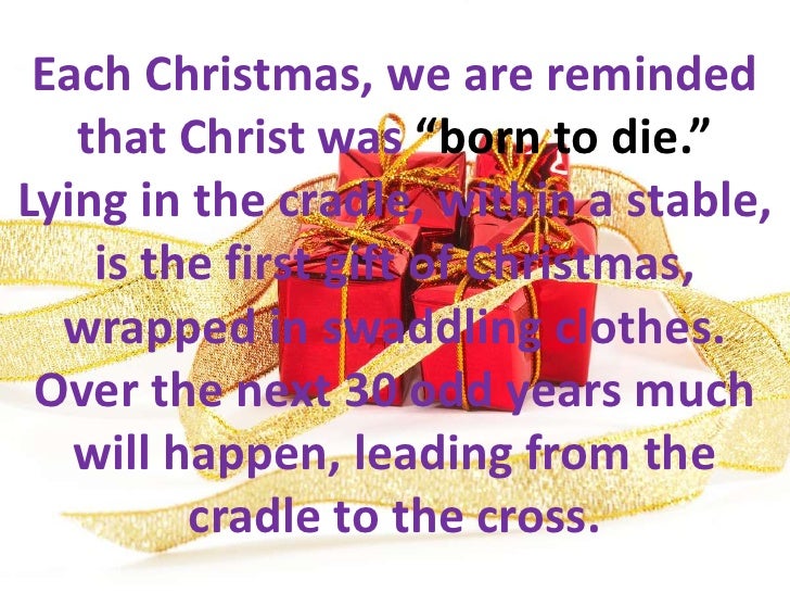 From The Cradle To The Cross.