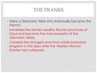 From the fall of rome to the crusades | PPTX
