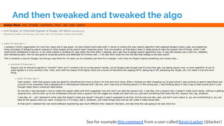 See for example this comment from a user called Kevin Lacker (@lacker)
And then tweaked and tweaked the algo
 