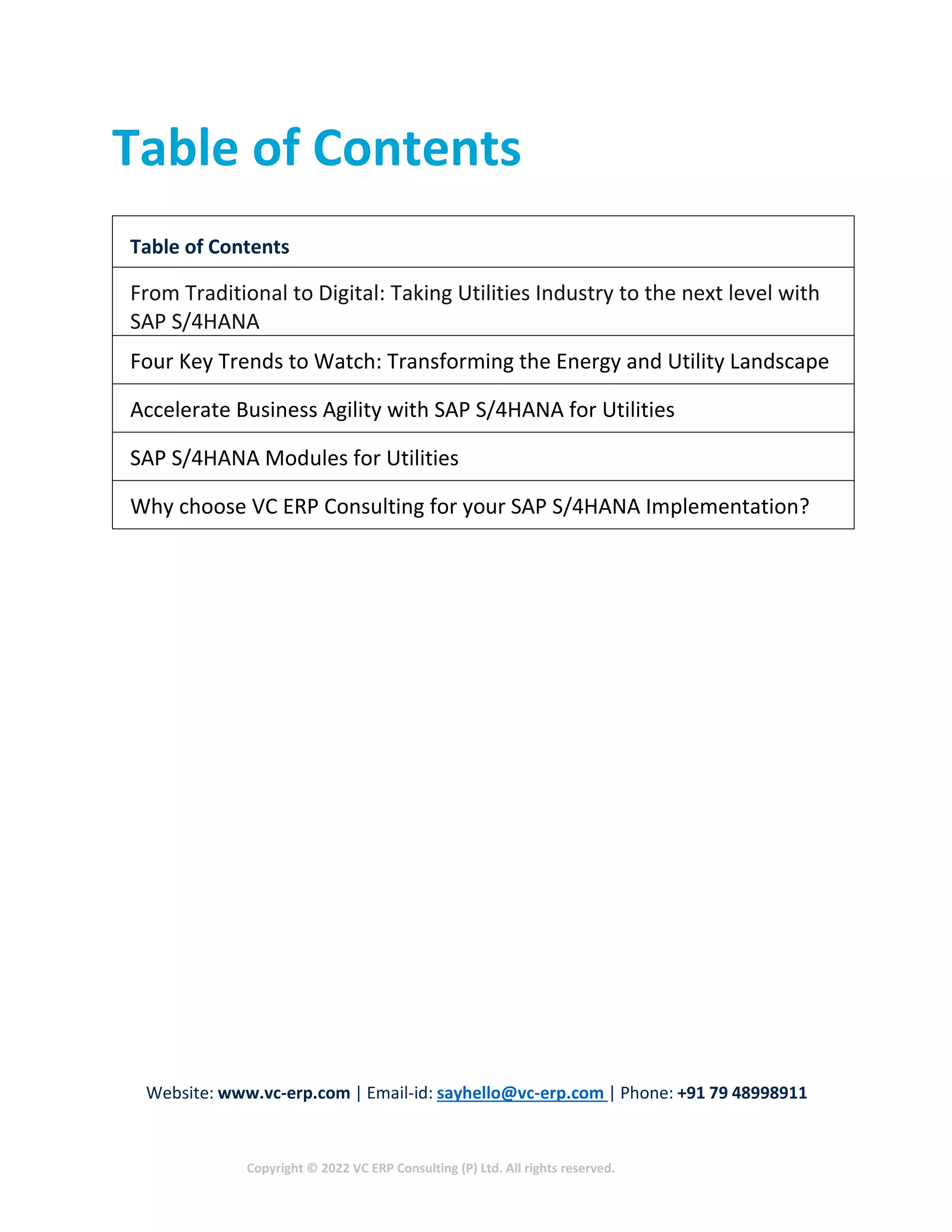 From Traditional to Digital: Taking Utilities Industry to the next ...