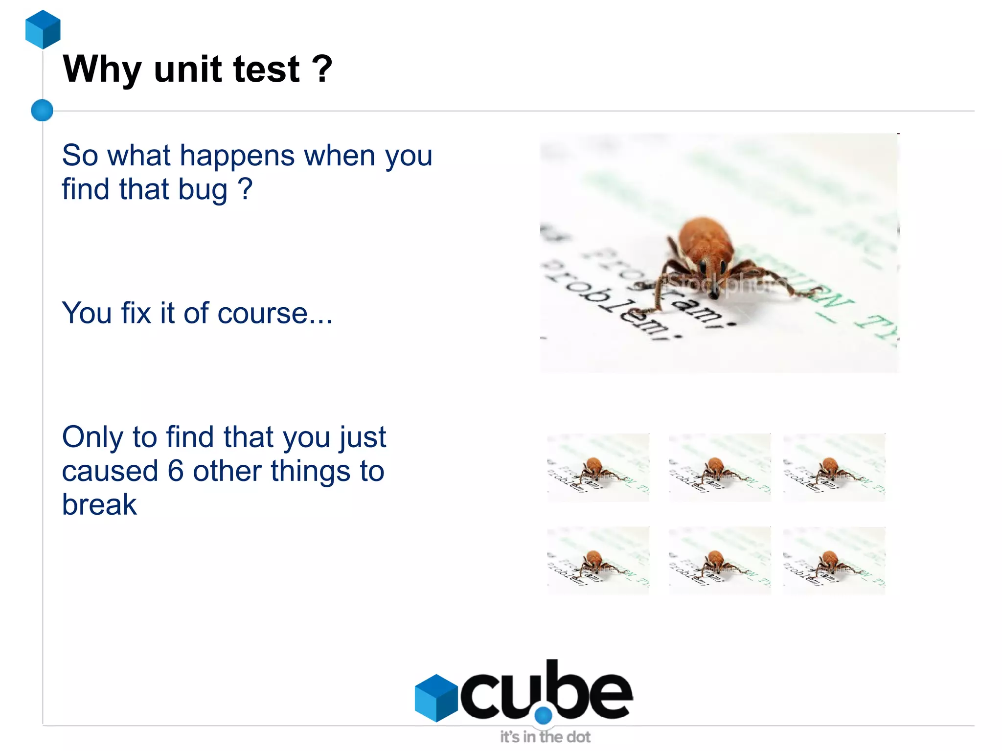 Testing : What is unit testing ? 