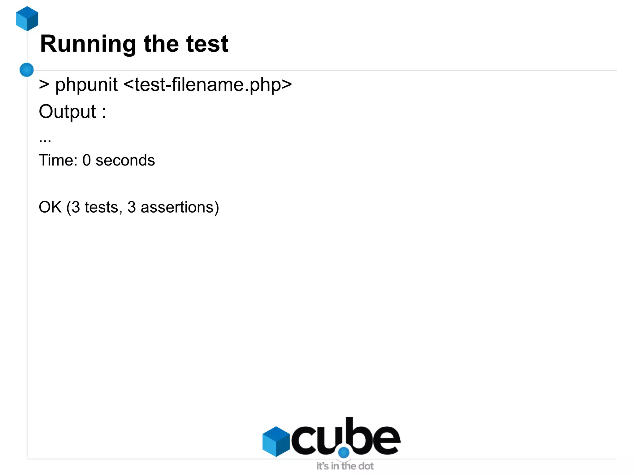 When and how to test 