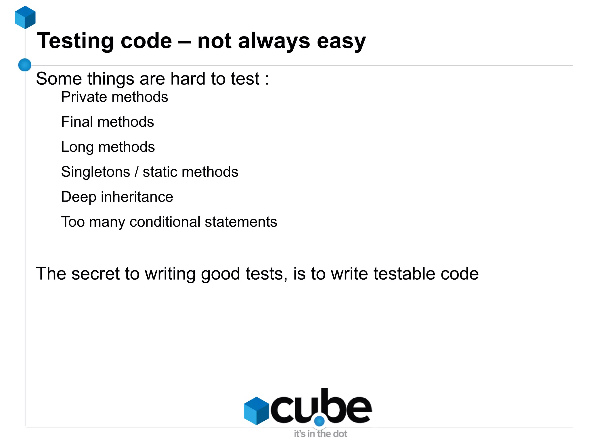 Typos (= instead of == in an if-statement) 