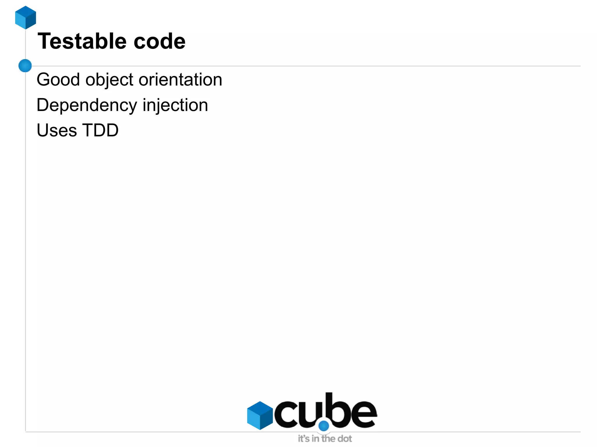 consistent Functional tests -> “something's wrong” -> but where ? 